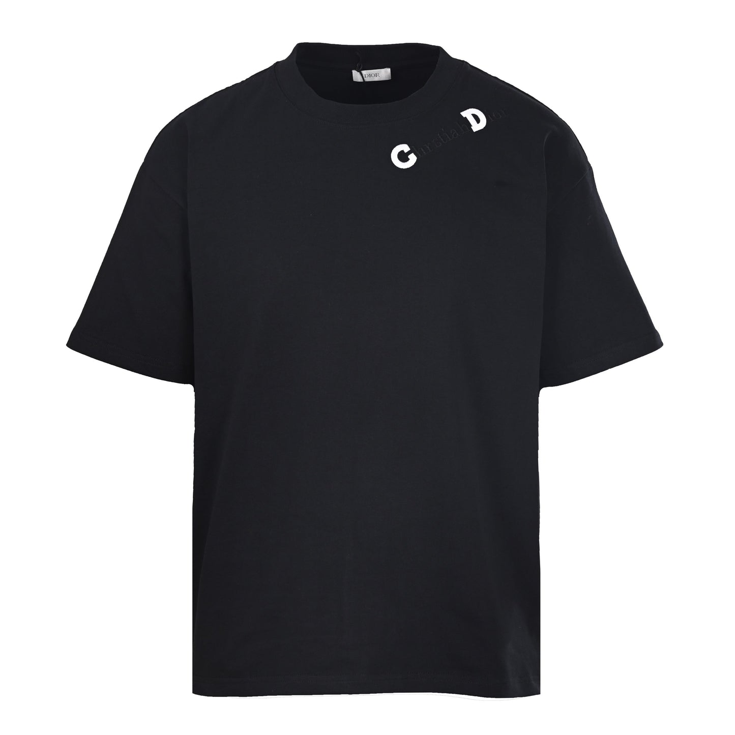 Dior T-Shirt with Embroidered Lettering