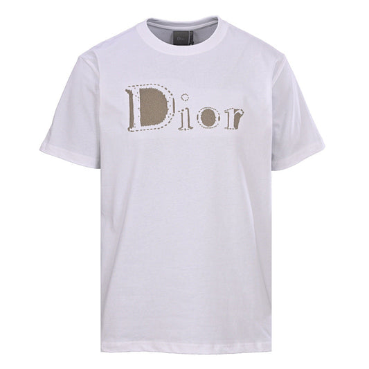 DIOR Tatami-Embroidered Short-Sleeve T-Shirt