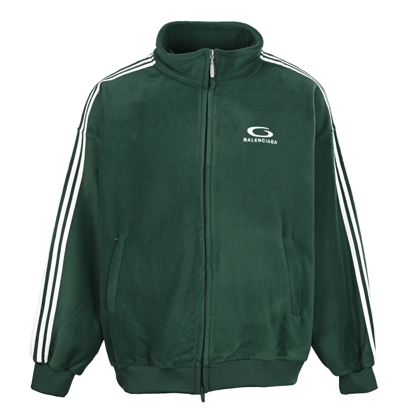 Balenciaga Baseball Jacket — Green