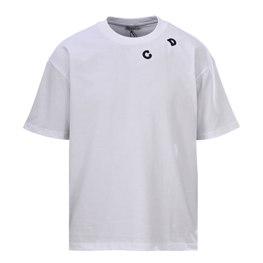 Dior T-Shirt with Embroidered Lettering