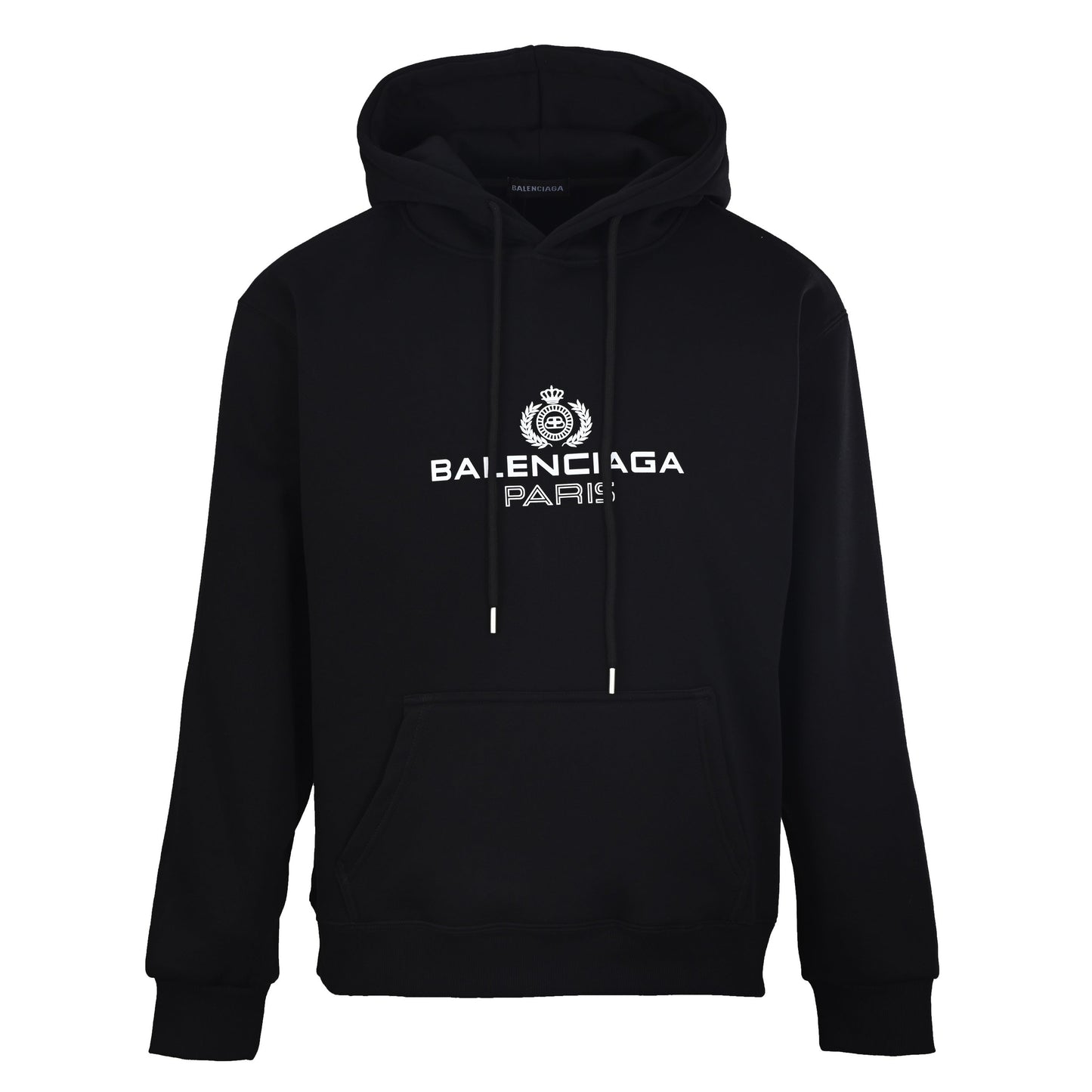 Balenciaga Logo-Embroidered Oversized Cotton Hoodie