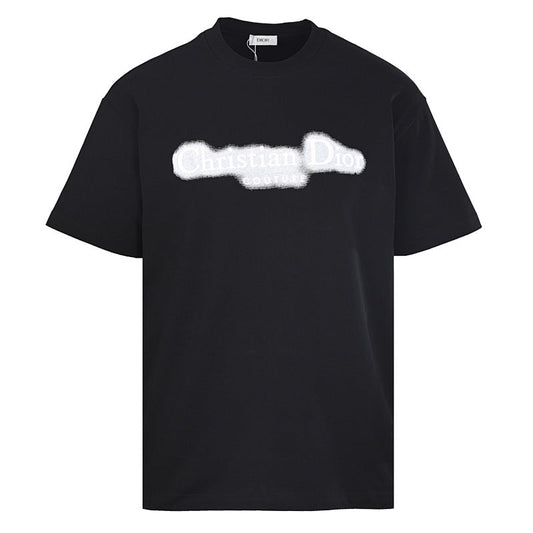 Dior Black and White Brushstroke T-Shirt